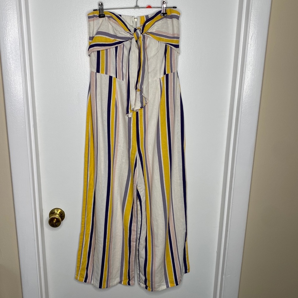 Striped Strapless Jumpsuit | Gypsies & Moondust